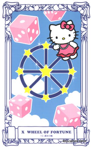 Hello Kitty Tarot Cards by Ryugi Kagami